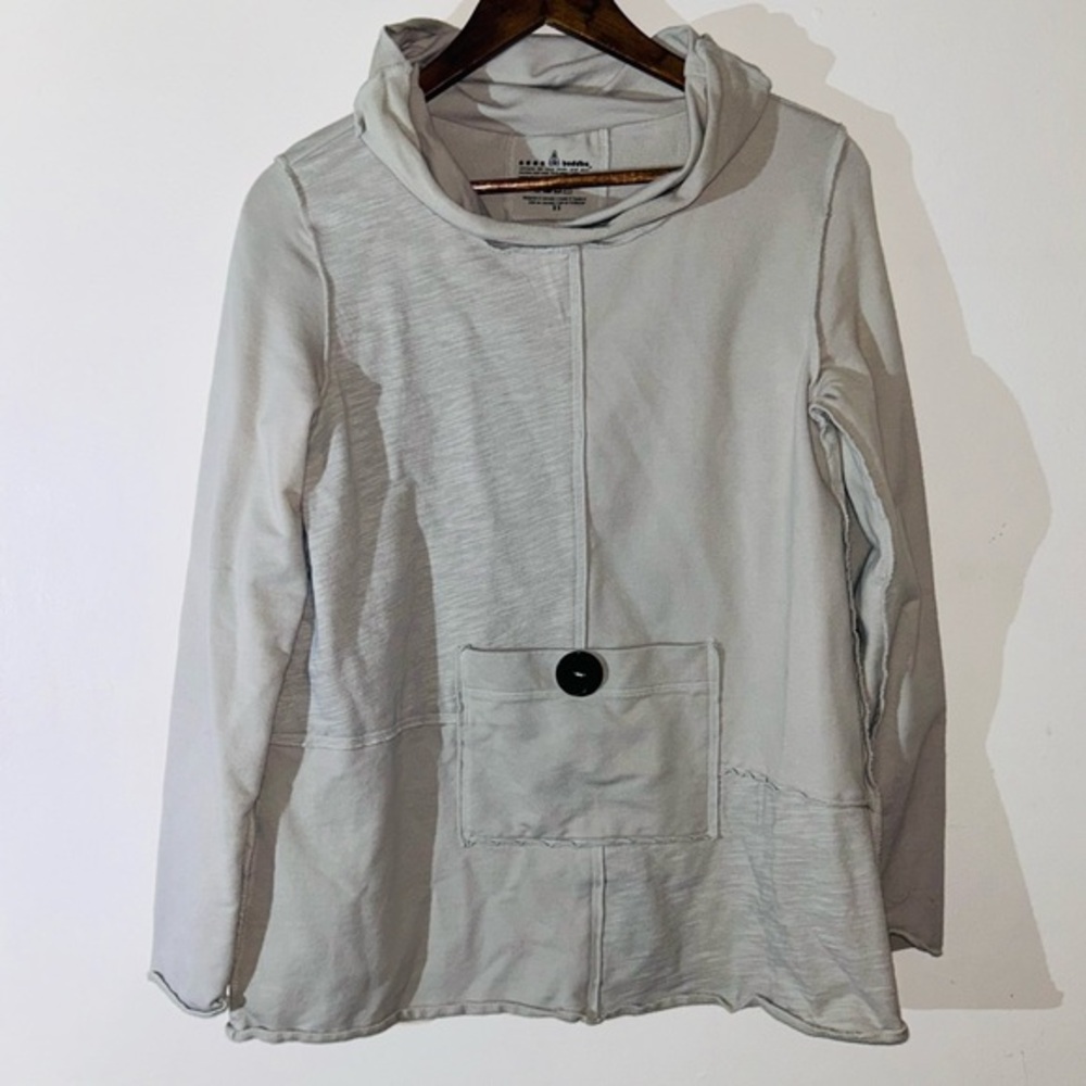 Neon Buddha Grey Cowl Neck Pullover SIZE XS